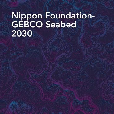 A picture of a seabed map with the words "Nippon Foundaion Seabed 20230" written on top